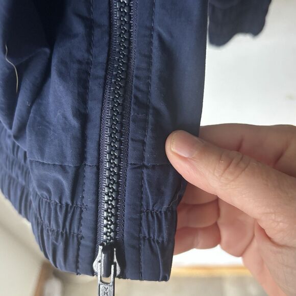 VTG 90s Nike Team Syracuse Orange Nylon Windbreaker Anorak Jacket Medium Y2K - Picture 13 of 16